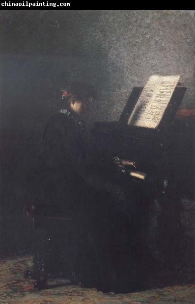 Thomas Eakins Elizabeth at the Piano