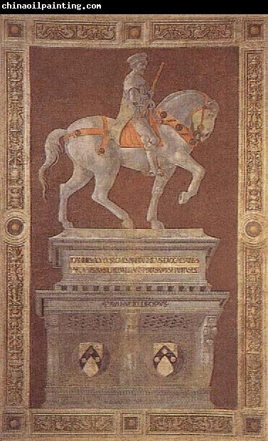 UCCELLO, Paolo Reiterportrat of John Hawkwood