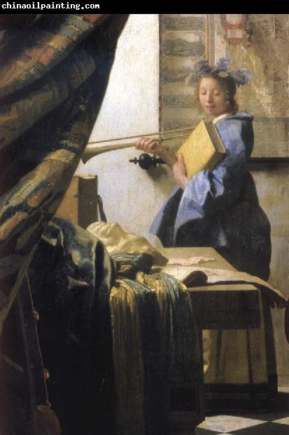 VERMEER VAN DELFT, Jan The Artist in his studio