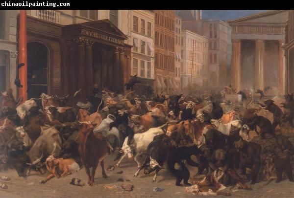 William Holbrook Beard Bulls and Bears in the Market