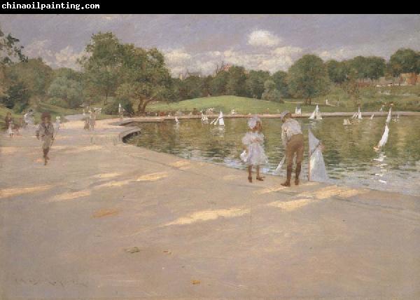 William Merritt Chase Lilliputian Boat Lake