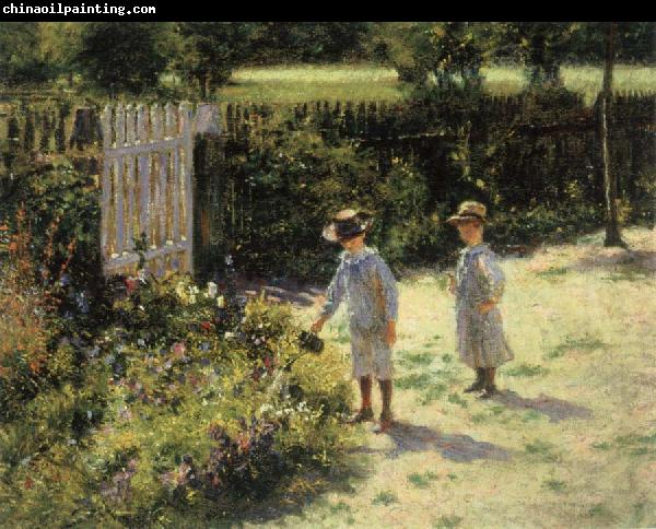 Wladyslaw Podkowinski Children in the Garden