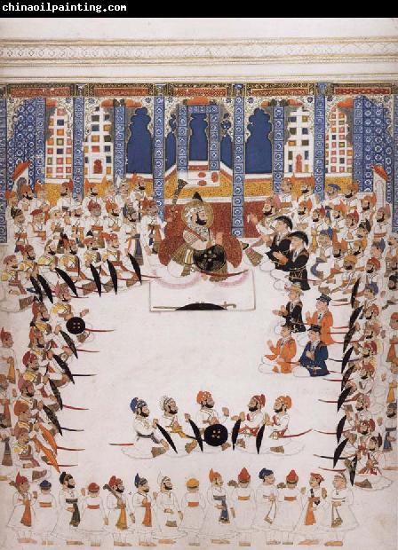 unknow artist Maharana Jawan Singh of Mewar within the Royal Palace of Udaipur