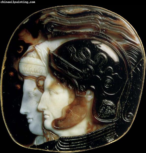 unknow artist Ptolemaus II. Phildelphus v. Egypt (to the right) and queen Arsinoe, his wife and sister