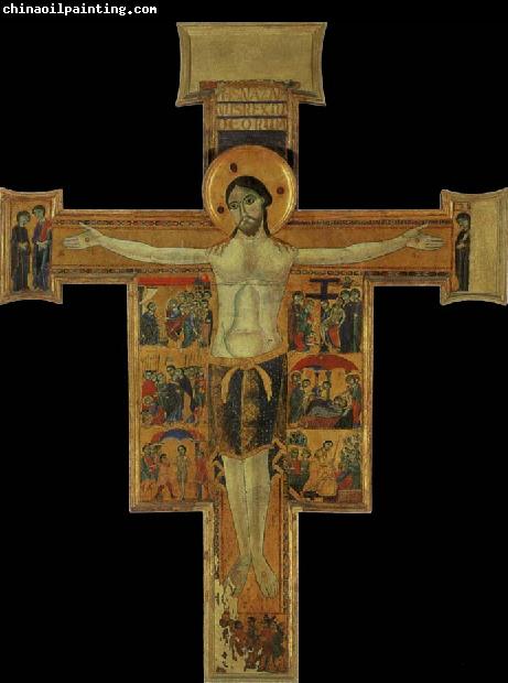 unknow artist The crucifixion with scenes of the suffering Christs