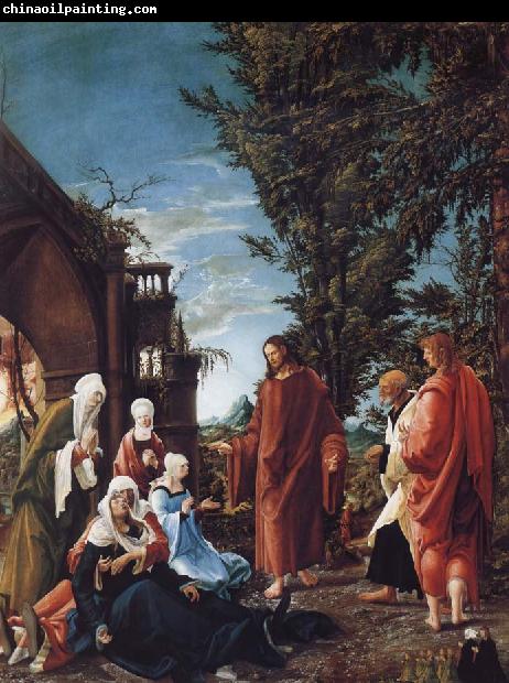 ALTDORFER, Albrecht Christ Taking Leave of his mother