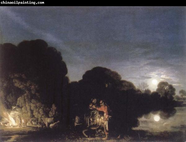 Adam  Elsheimer Flight into Egypt