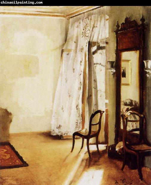 Adolf Friedrich Erdmann Menzel The Balcony Room