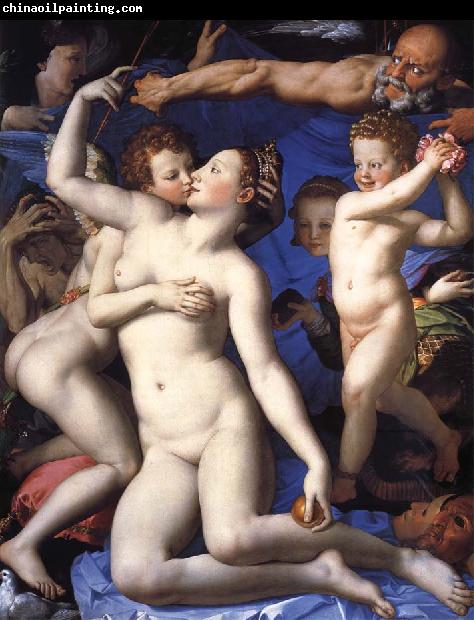 Agnolo Bronzino An Allegory with Venus and Cupid