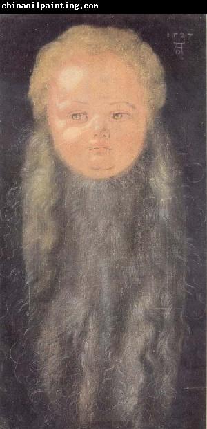 Albrecht Durer Portrait of a boy with a long beard