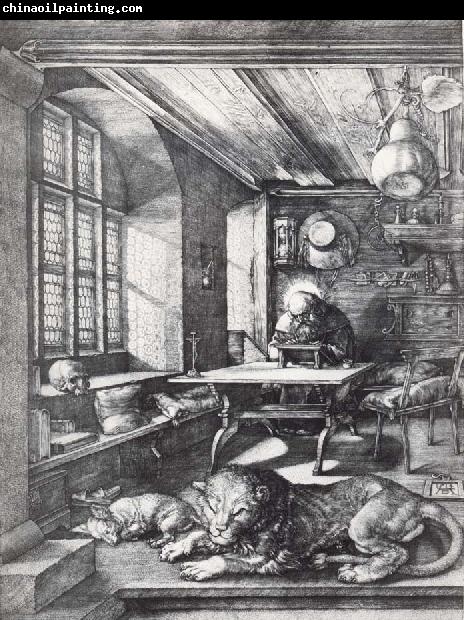 Albrecht Durer St.Jerome in his study