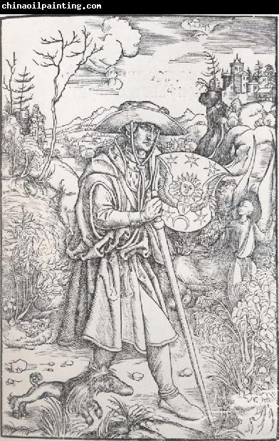 Albrecht Durer Jean Charlier de gerson as a pligrim