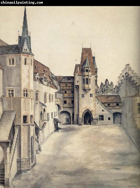 Albrecht Durer The Courtyard of the Former Castle in innsbruck