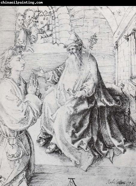 Albrecht Durer Youth kneeling beffore the judge