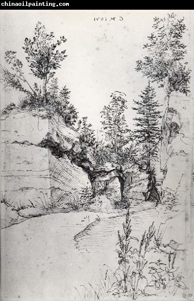 Albrecht Durer Exit from a Quarry