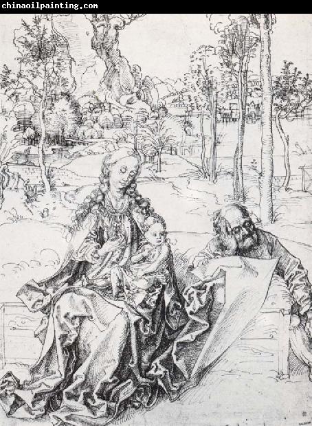 Albrecht Durer The Holy Family in a landscape