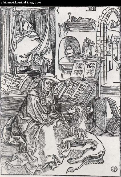 Albrecht Durer St.Jerome in his study