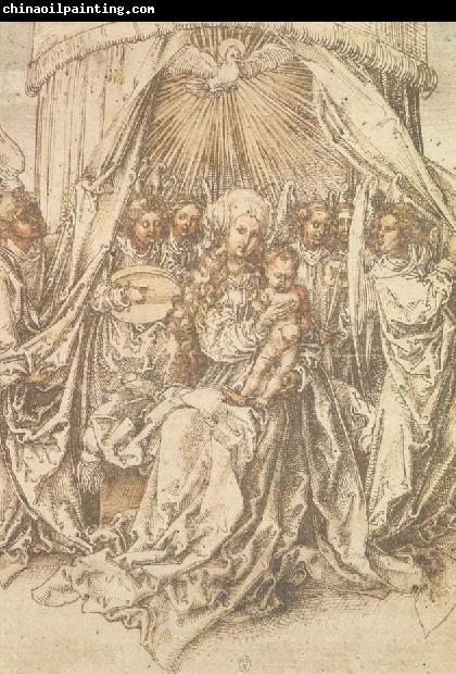 Albrecht Durer Madonna with musical Angels