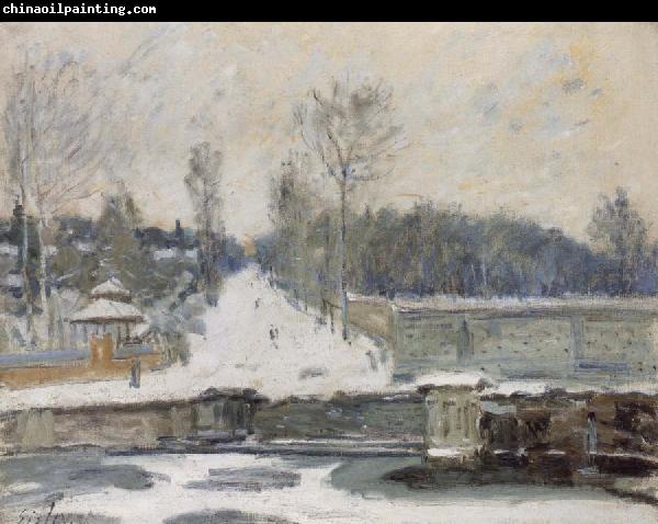 Alfred Sisley The Watering Place at Marly le Roi