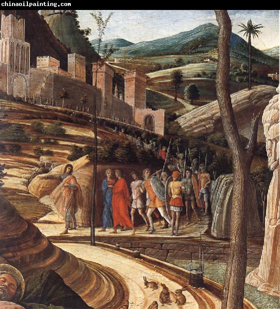 Andrea Mantegna Detail of The Agony in the Garden