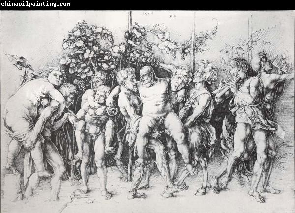 Andrea Mantegna A Bacchanal with silengus