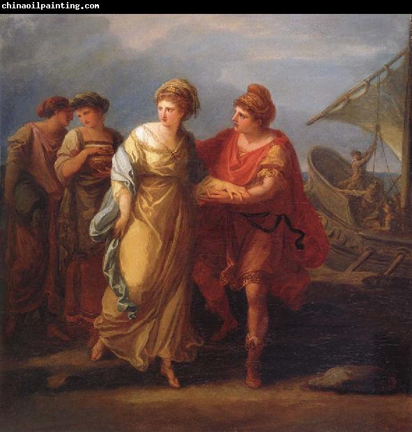 Angelica Kauffmann Paris und Helena fliehen vom Hof des Menelaos