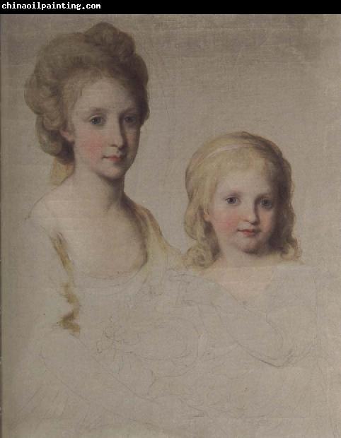 Angelica Kauffmann Bozzetto zum Bildnis Maria Theresa und Maria Chrstian