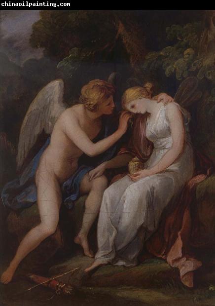 Angelika Kauffmann Bozzetto zu Amor und Psyche