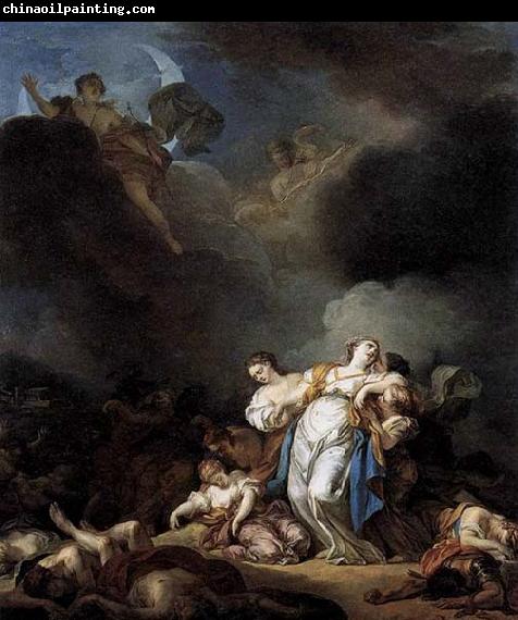 Anicet-Charles-Gabriel Lemonnier Apollo and Diana Attacking Niobe and her Children