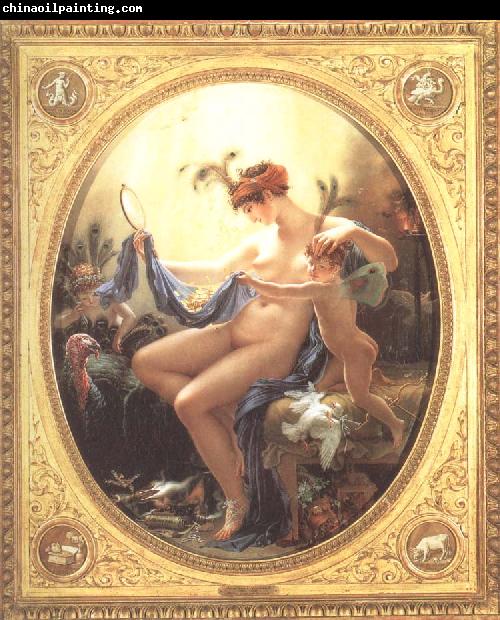 Anne-Louis Girodet-Trioson Madeomiselle Lange as Danae