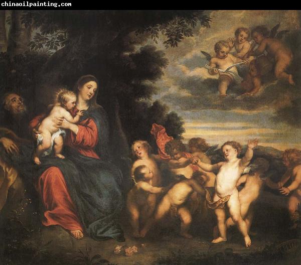 Anthony Van Dyck The rest in the flight to Egypt