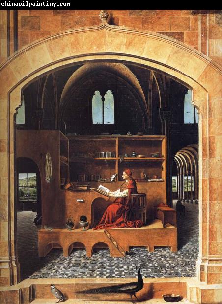 Antonello da Messina Saint Jerome in His Study