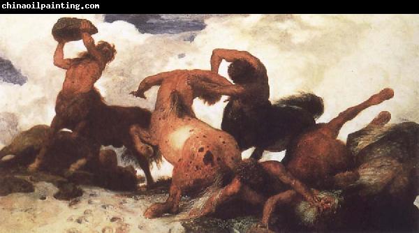 Arnold Bocklin Centaur Fight