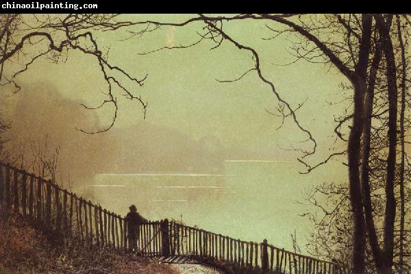 Atkinson Grimshaw Waterloo Lake Roundhay Park Leeds