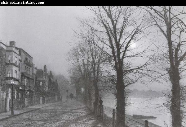 Atkinson Grimshaw On the Thames Barnes