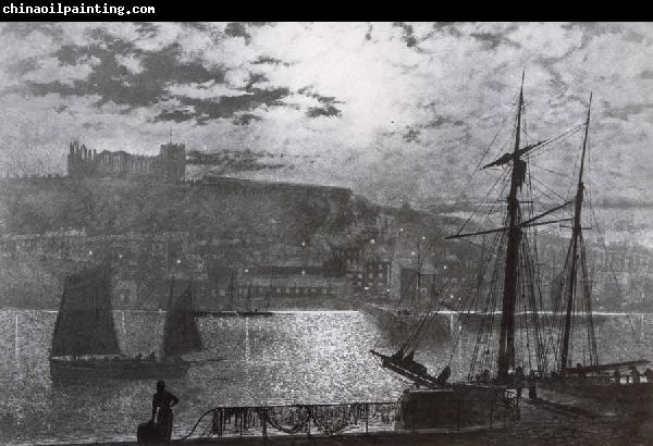 Atkinson Grimshaw WHitby from Scotch Head