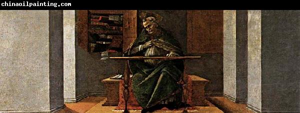 BOTTICELLI, Sandro St Augustine in His Cell