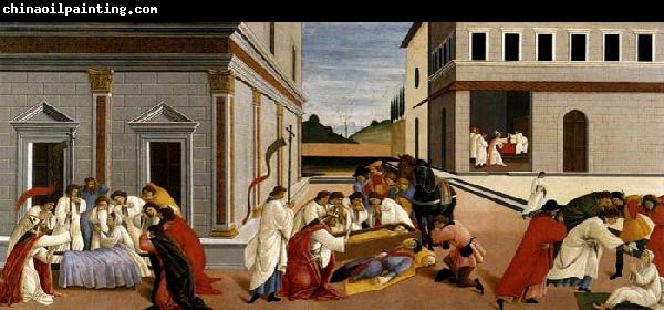 BOTTICELLI, Sandro Three Miracles of St Zenobius