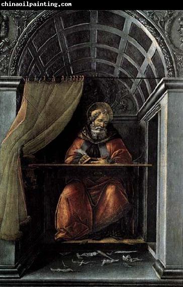 BOTTICELLI, Sandro St Augustine in His Cell