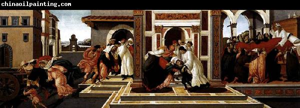 BOTTICELLI, Sandro Last Miracle and the Death of St Zenobius