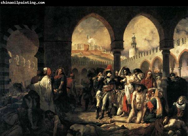 Baron Antoine-Jean Gros Napoleon Bonaparte Visiting the Plague-stricken at Jaffa