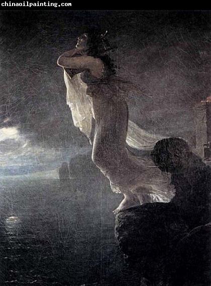 Baron Antoine-Jean Gros Sappho at Leucate