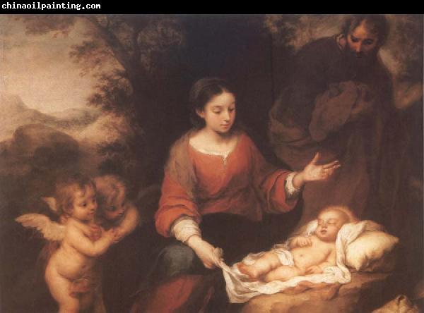 Bartolome Esteban Murillo Rest on the Flight into Egypt