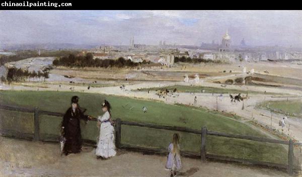 Berthe Morisot Face on Paris from Trocadero