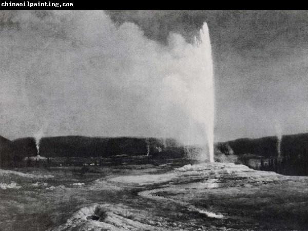 Bierstadt Albert Geysers inj Yellowstone