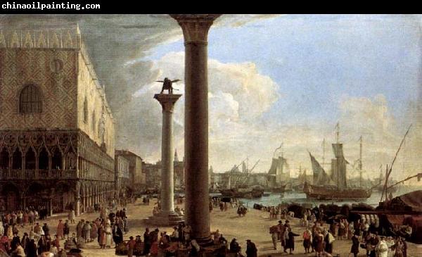 CARLEVARIS, Luca The Wharf, Looking toward the Doge-s Palace