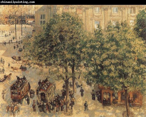 Camille Pissarro Place du theatre francais a paris