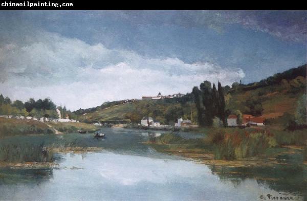 Camille Pissarro The Marne at Chennevieres