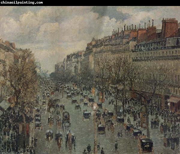 Camille Pissarro Boulevard Montmartre in Paris