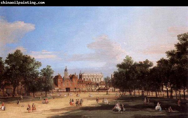 Canaletto the Old Horse Guards and Banqueting Hall, from St James-s Park